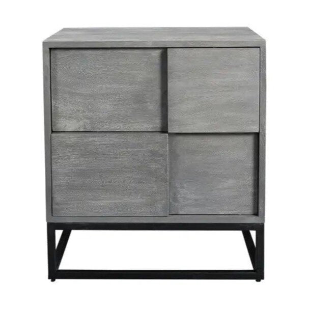 Felix Grey Nightstand - Whats New Furniture - Portland, Oregon