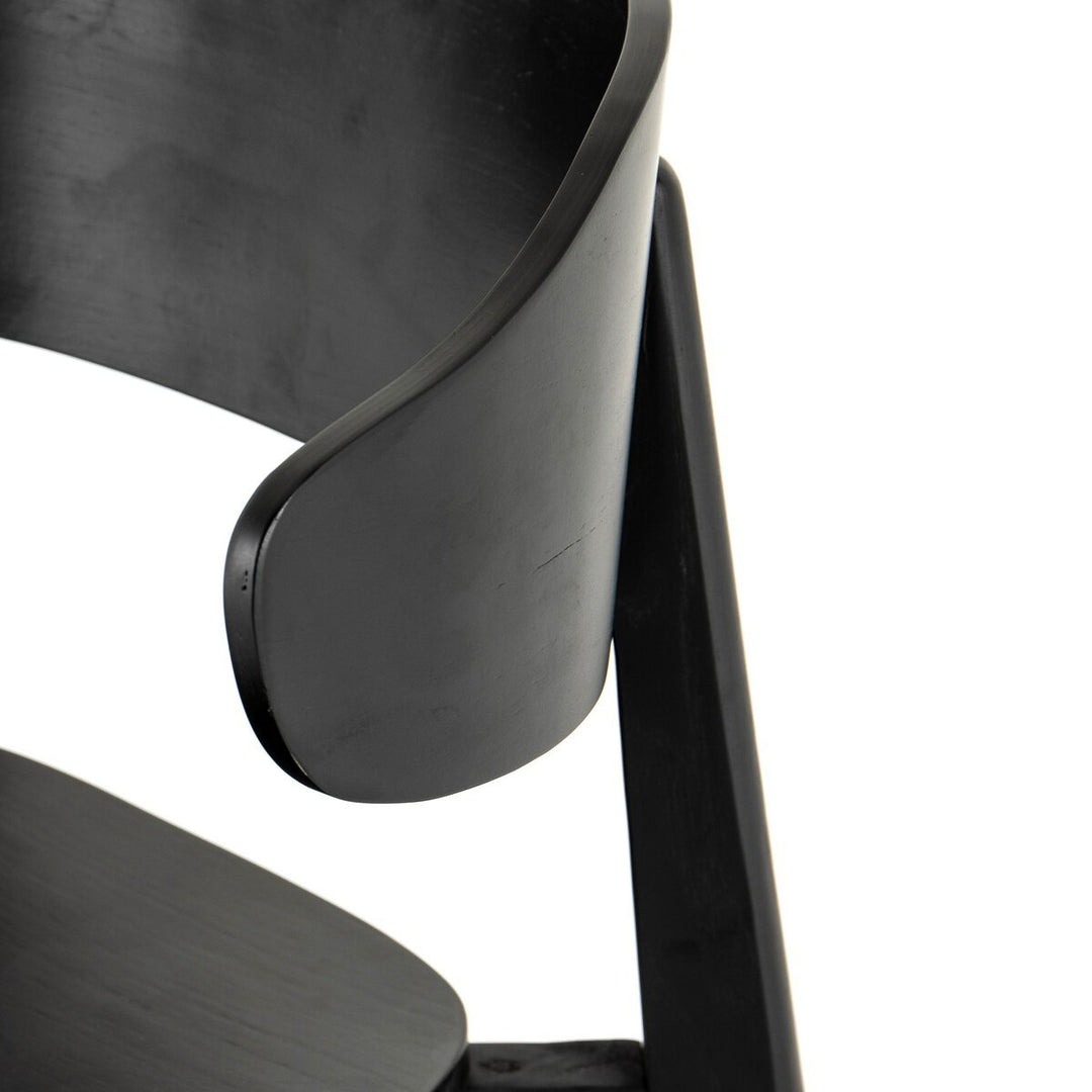 Franco Dining Chair in Black sixth detail view - Whats New Furniture Portland OR