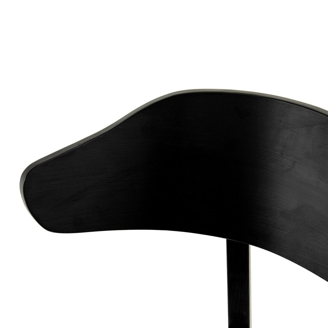 Franco Dining Chair in Black fifth detail view - Whats New Furniture Portland OR