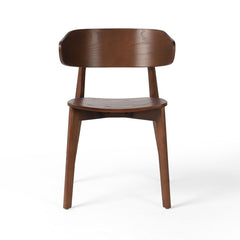 Franco Dining Chair in Umber Ash front studio view - Whats New Furniture Portland OR