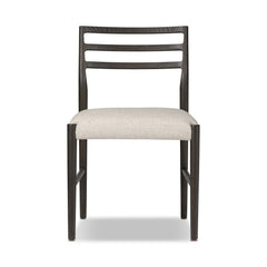 Glenmore Dining Chair in Essence Natural front studio view - armless ladderback dining chair by Four Hands - Whats New Furniture Portland OR