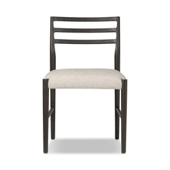 Glenmore Dining Chair in Essence Natural front studio view - armless ladderback dining chair by Four Hands - Whats New Furniture Portland OR