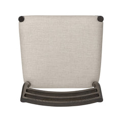 Glenmore Dining Chair Essence Natural upholstery weave detail on the boxed seat cushion - Whats New Furniture Portland OR