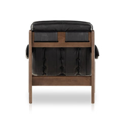 Halston Chair in Heirloom Black detail view - Whats New Furniture Portland OR