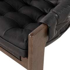 Halston Chair in Heirloom Black detail view - Whats New Furniture Portland OR