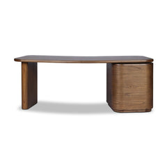 Hawthorne Desk push-latch drawer detail view - Whats New Furniture Portland OR
