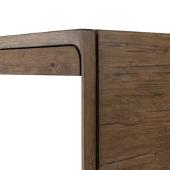 Henry Desk in Rustic Grey Veneer sixth detail view - Whats New Furniture Portland OR