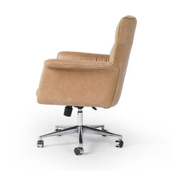 Humphrey Desk Chair in Palermo Drift side view - Whats New Furniture Portland OR