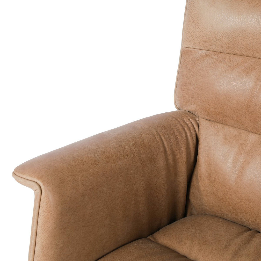 Humphrey Desk Chair in Palermo Drift detail view - Whats New Furniture Portland OR