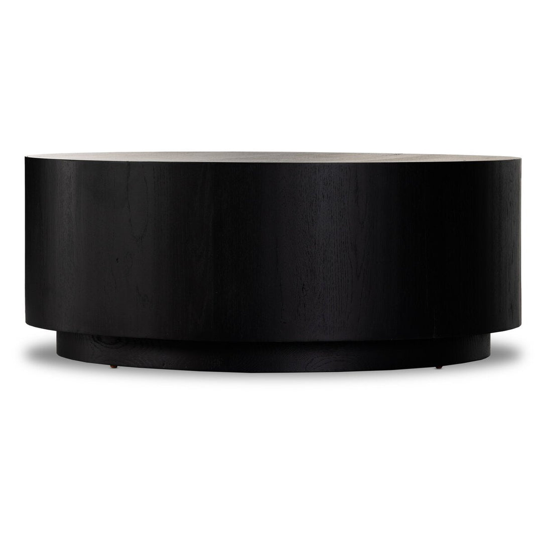 Humphrey Round Coffee Table Coal on Oak