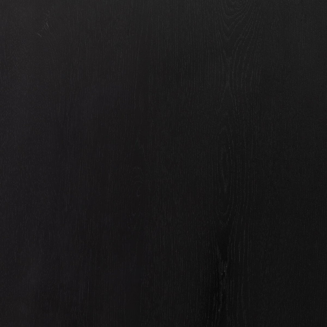 Humphrey Round Coffee Table Coal on Oak