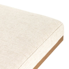 Jakobi Chaise in Thames Cream detail view - Whats New Furniture Portland OR