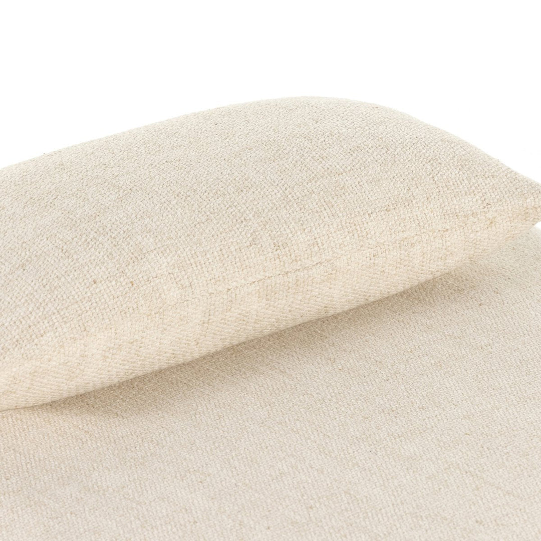 Jakobi Chaise in Thames Cream detail view - Whats New Furniture Portland OR