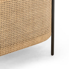 Jayda Chair in Gable Taupe detail view - Whats New Furniture Portland OR