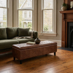 Jefferson Trunk styled in Portland NW 23rd Victoriwith a bay window living room - Whats New Furniture