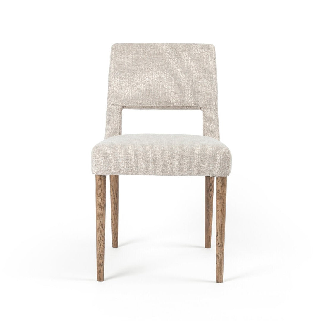 Joseph Dining Chair in Light Camel front studio view - Whats New Furniture Portland OR