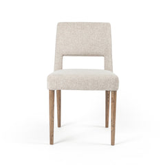 Joseph Dining Chair in Light Camel front studio view - Whats New Furniture Portland OR