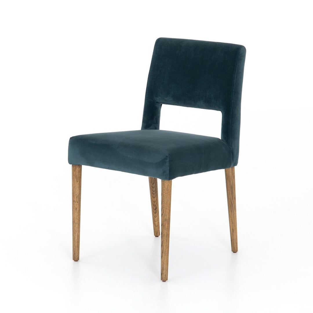 Joseph Dining Chair in Bella Jasper three-quarter view - Whats New Furniture Portland OR