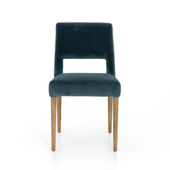 Joseph Dining Chair in Bella Jasper front studio view - Whats New Furniture Portland OR