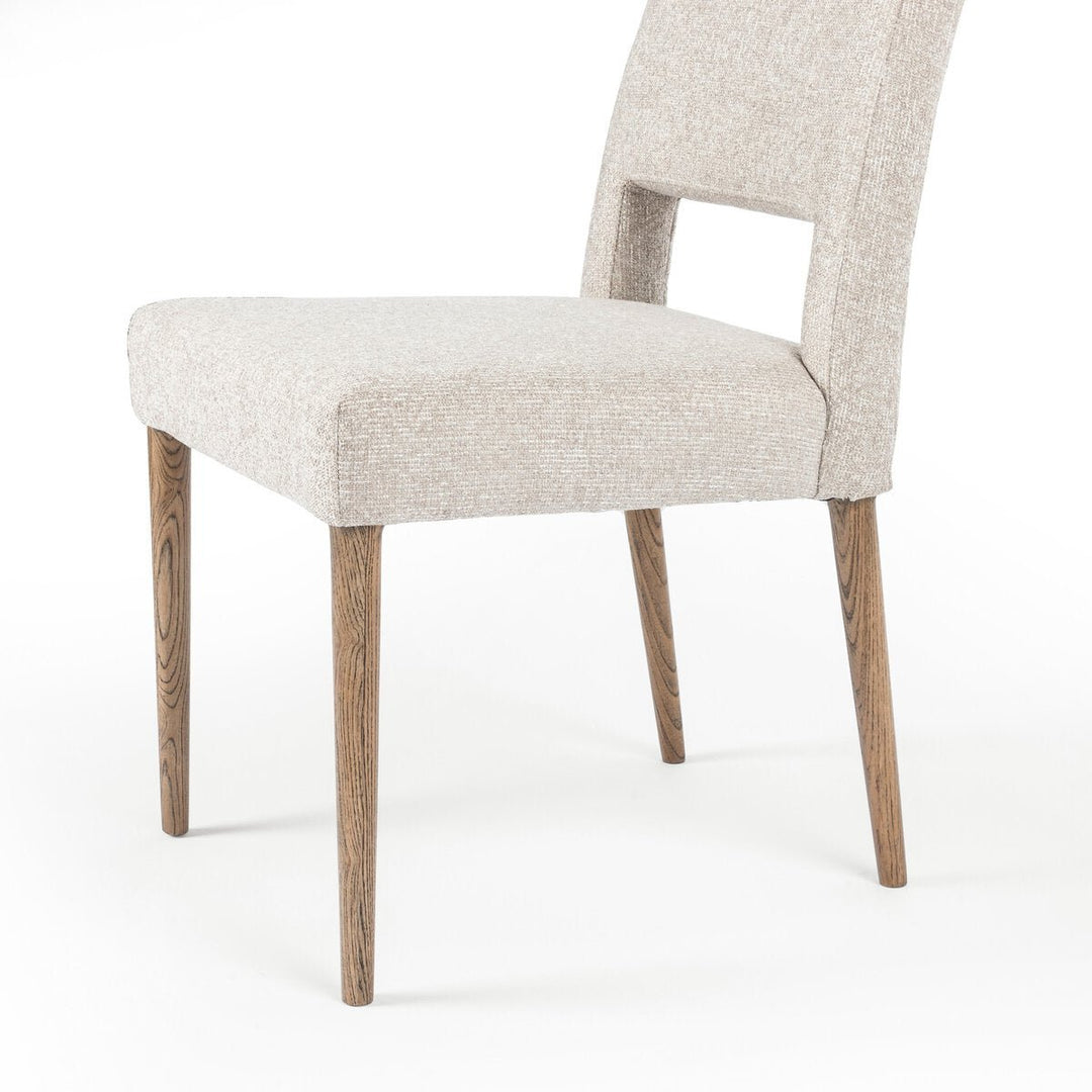 Joseph Dining Chair in Light Camel detail view - Whats New Furniture Portland OR