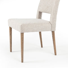 Joseph Dining Chair in Light Camel detail view - Whats New Furniture Portland OR
