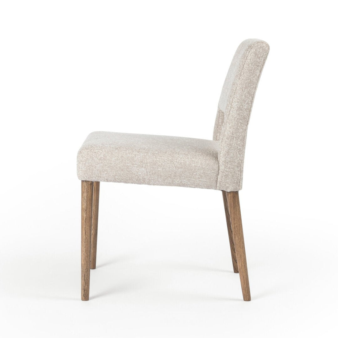 Joseph Dining Chair in Light Camel side view - Whats New Furniture Portland OR