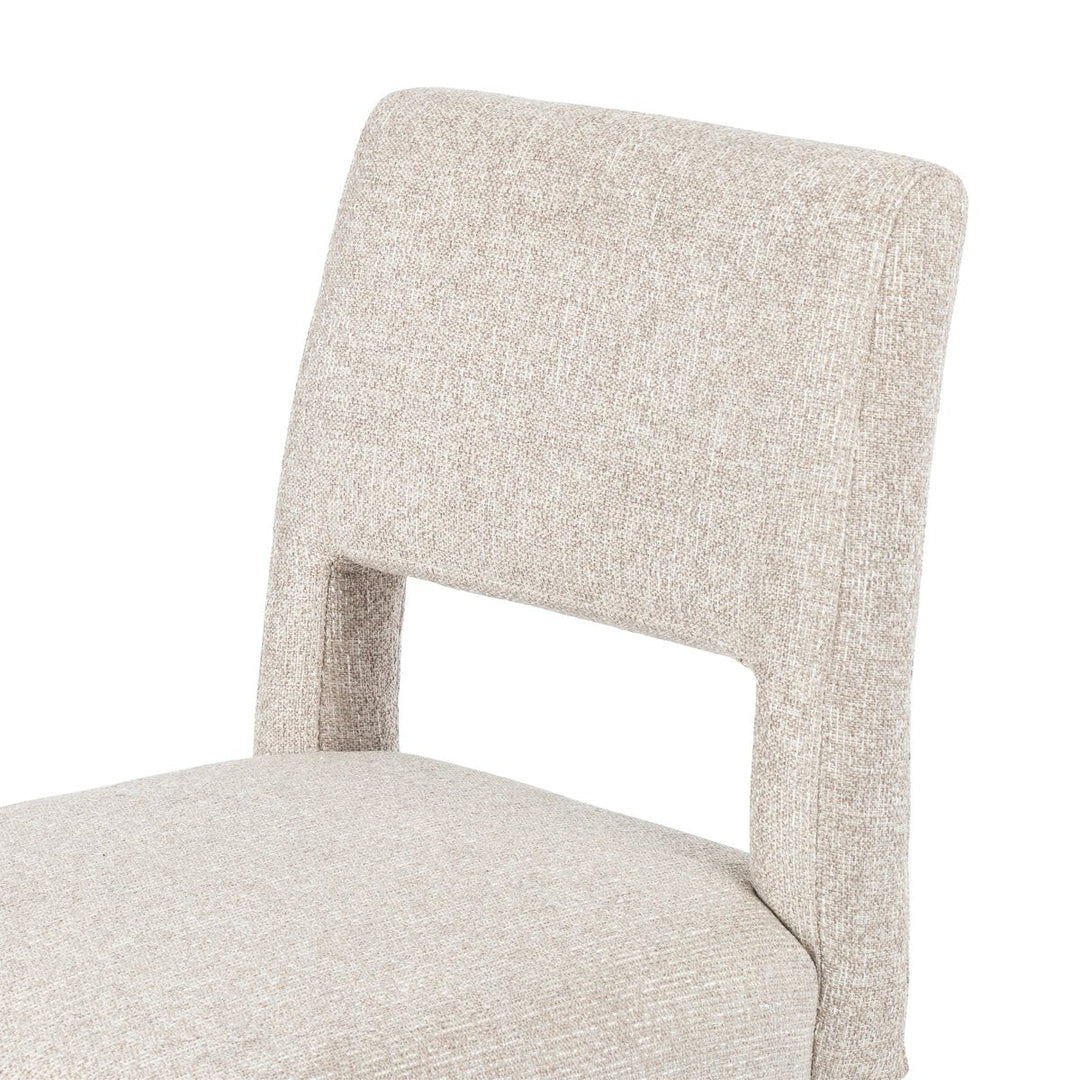 Joseph Dining Chair in Light Camel detail view - Whats New Furniture Portland OR