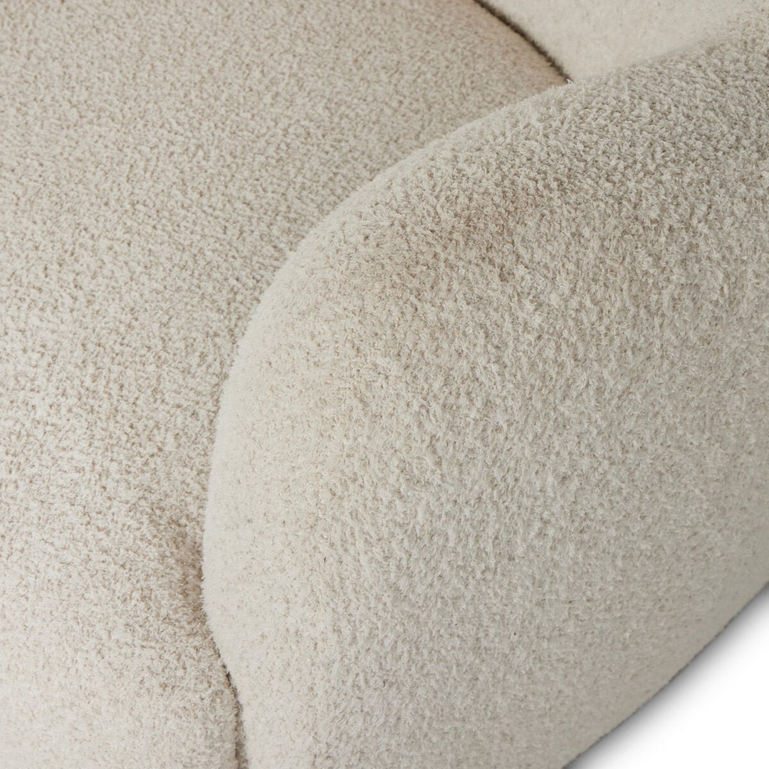 Julius Swivel Chair in Sheldon Ivory detail view 3 - Whats New Furniture Portland OR