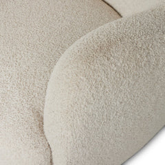 Julius Swivel Chair in Sheldon Ivory detail view 3 - Whats New Furniture Portland OR