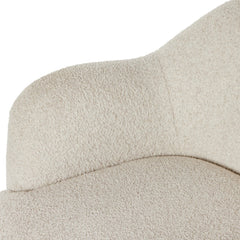Julius Swivel Chair in Sheldon Ivory detail view 4 - Whats New Furniture Portland OR