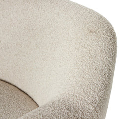 Julius Swivel Chair in Sheldon Ivory detail view 5 - Whats New Furniture Portland OR