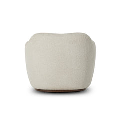 Julius Swivel Chair in Sheldon Ivory detail view 2 - Whats New Furniture Portland OR