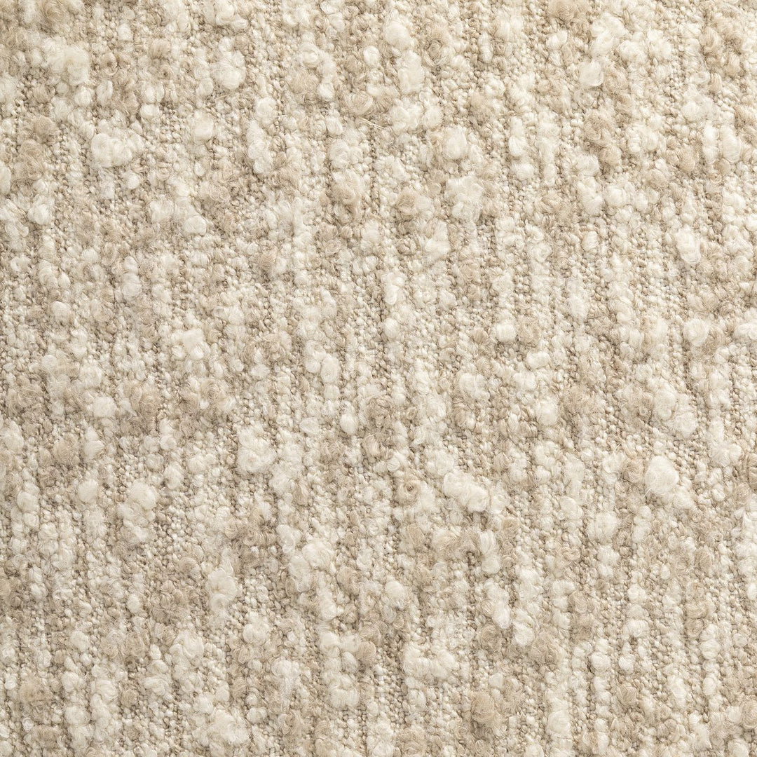 Kirby Accent Stool in Solema Cream detail view - Whats New Furniture Portland OR