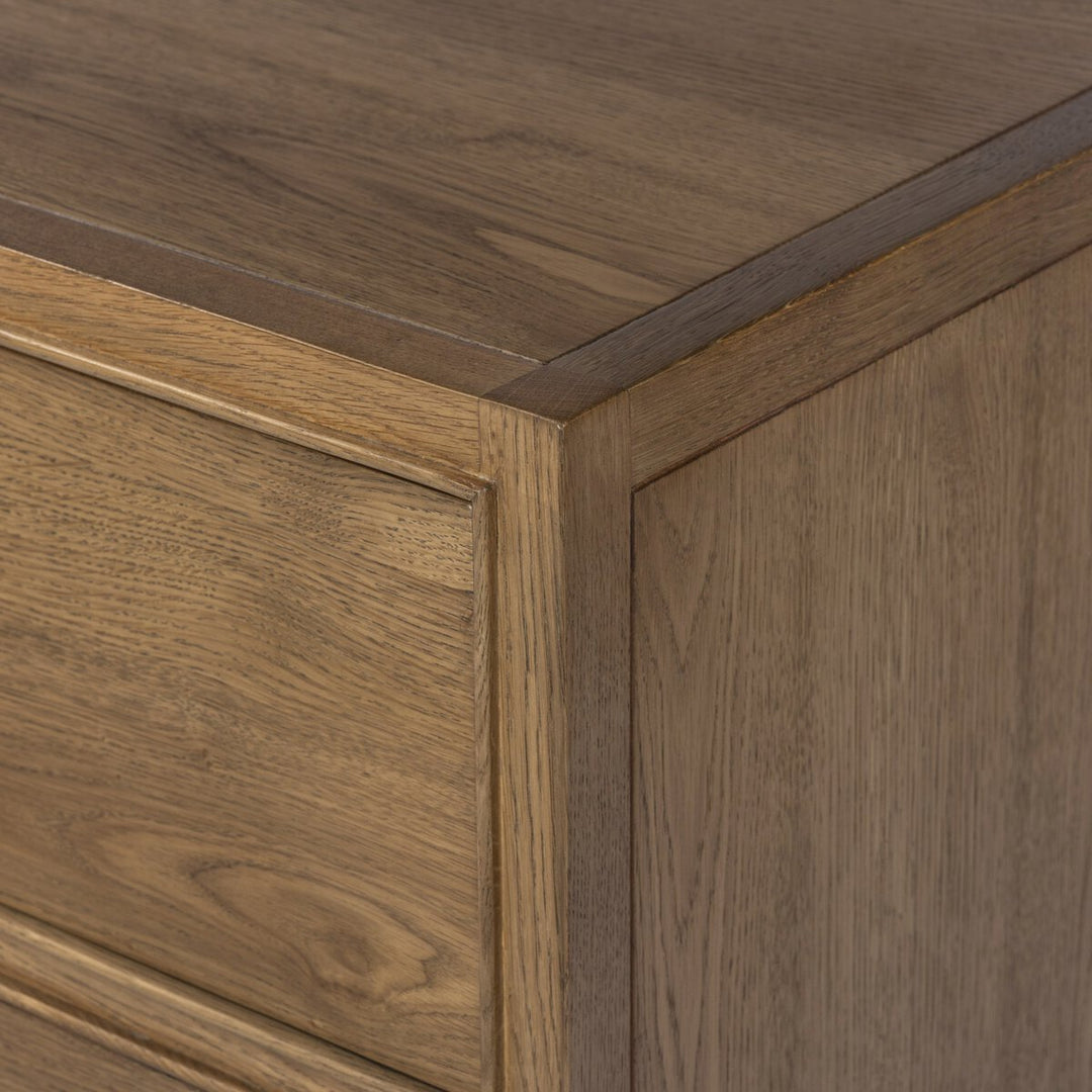 Kodo 8 Drawer Dresser in Light Brown Oak fourth detail view - Whats New Furniture Portland OR