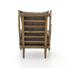 Lennon Chair in Imperial Mist detail view - Whats New Furniture Portland OR