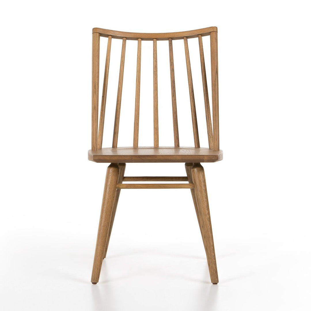 Lewis Windsor Chair in Sandy Oak front studio view - Whats New Furniture Portland OR