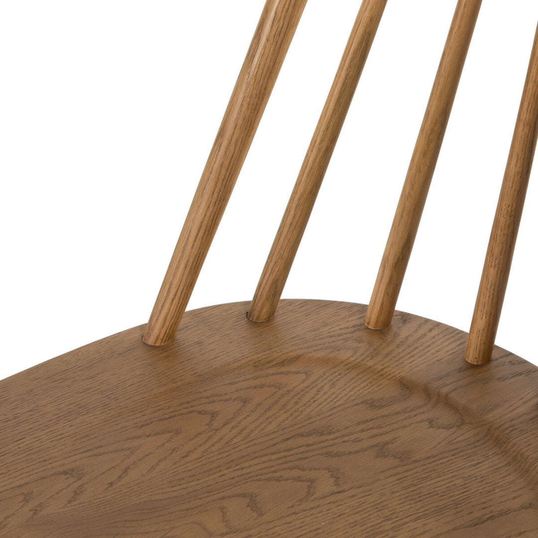 Lewis Windsor Chair in Sandy Oak detail view - Whats New Furniture Portland OR