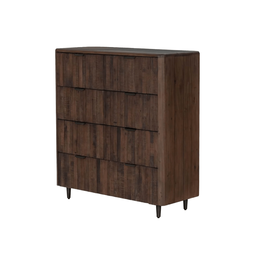 Lineo Chest of Drawers in Burnt Oak - Burnt Oak chest of drawers by Four Hands - Whats New Furniture Portland OR
