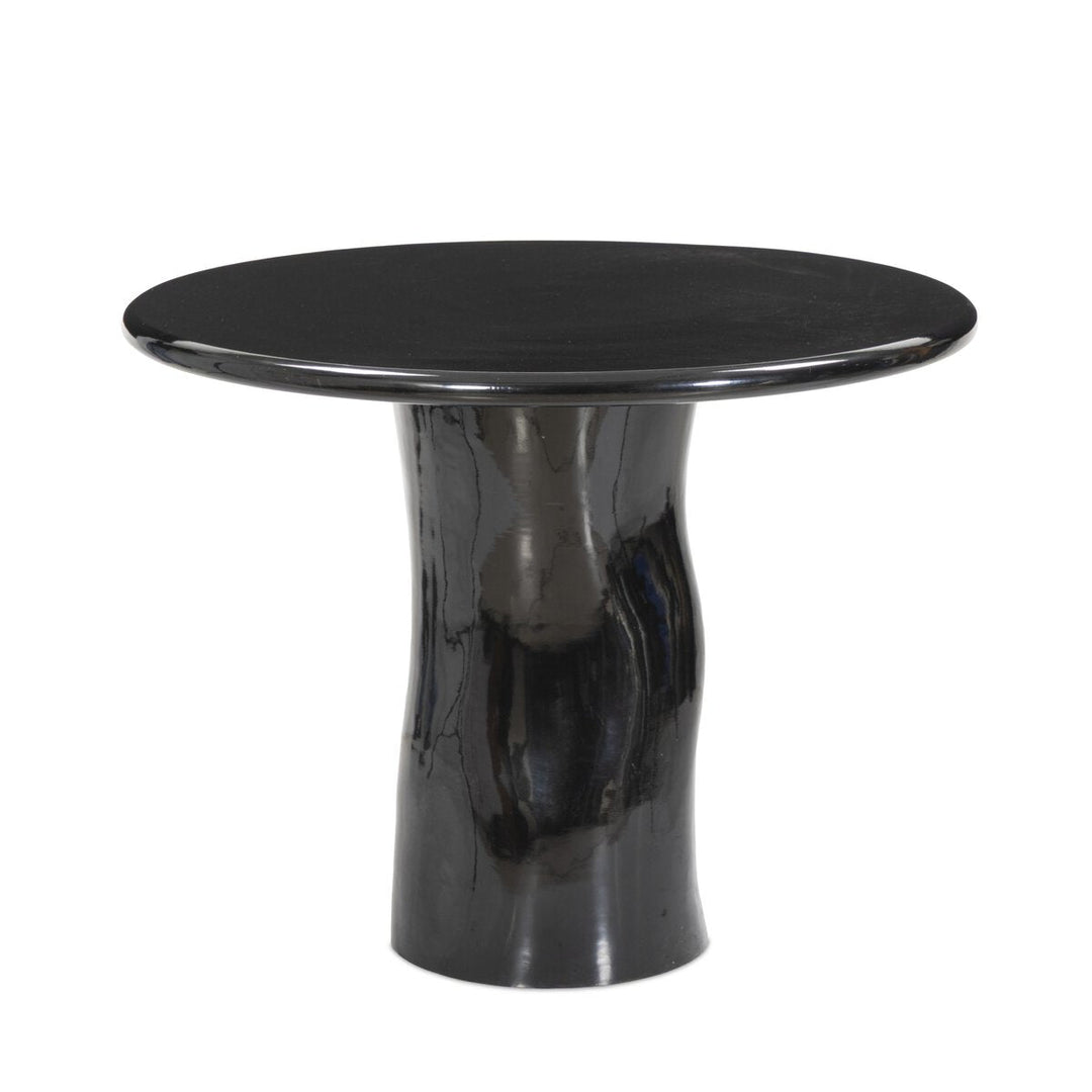 Manon Dining Table Glossy Black Cast Aluminum - Dining Table by Four Hands - What's New Furniture Portland