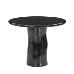 Manon Dining Table Glossy Black Cast Aluminum - Dining Table by Four Hands - What&