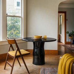 Manon Dining Table styled in Portland St. Johns bungalow dining room - Whats New Furniture