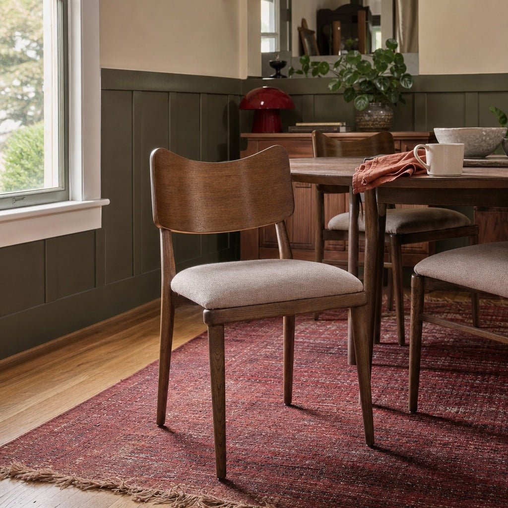 Marley Dining Chair in Alcala Wheat styled in Portland Ladd&