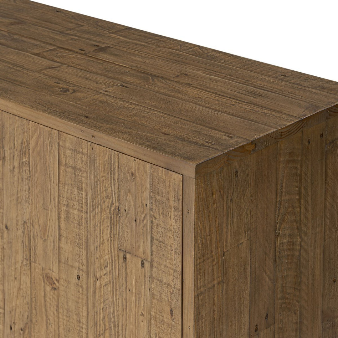 Matthes Sideboard in Sierra Rustic Natural detail view - Whats New Furniture Portland OR