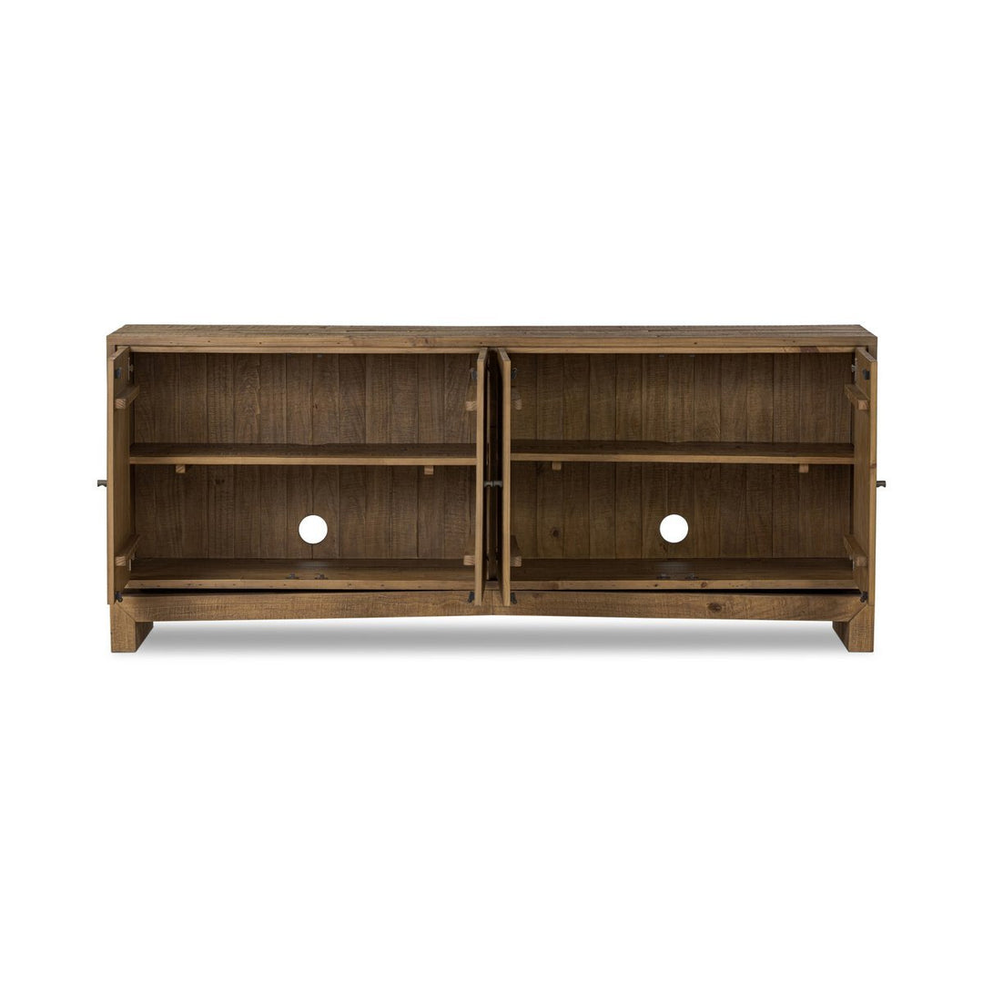 Matthes Sideboard in Sierra Rustic Natural detail view - Whats New Furniture Portland OR