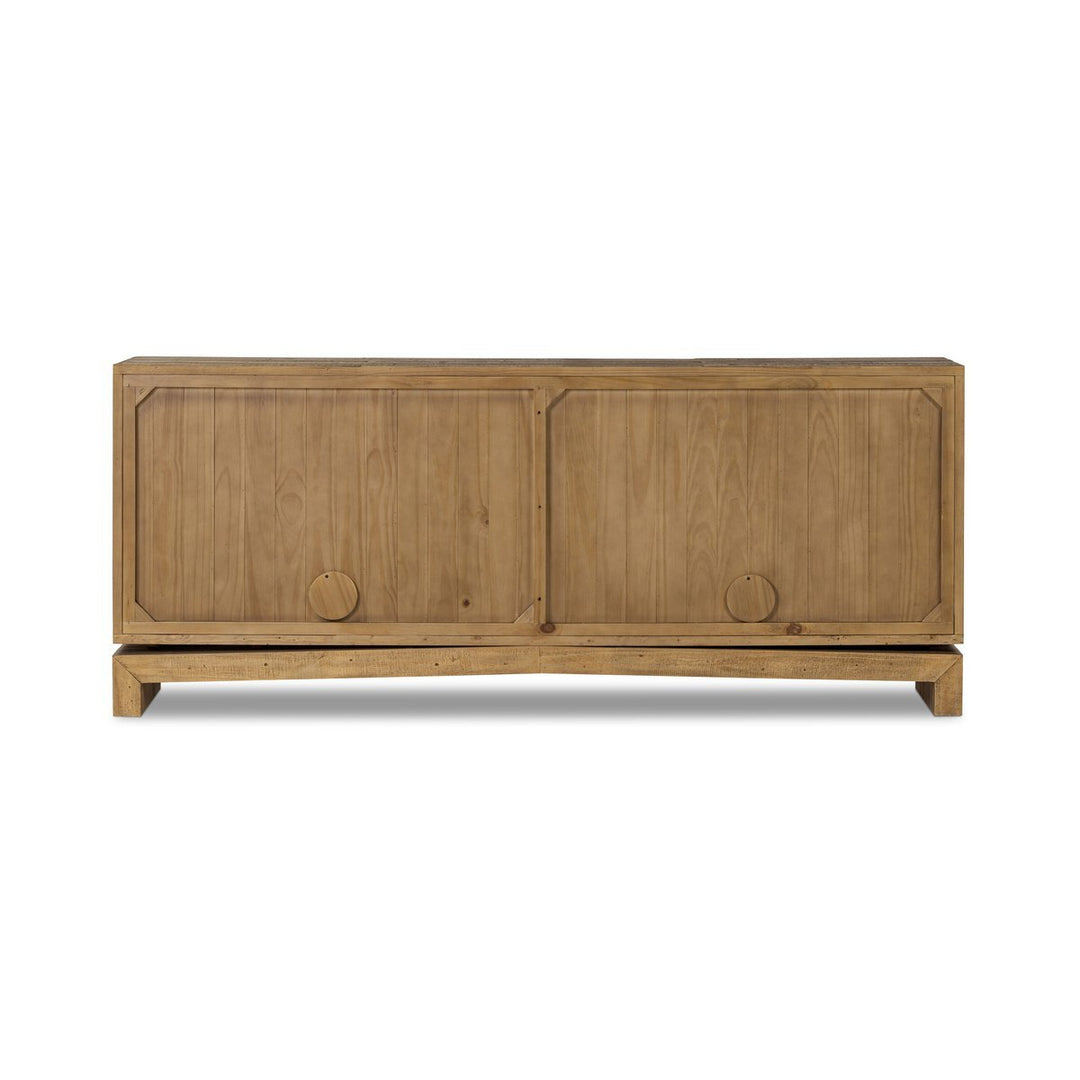 Matthes Sideboard in Sierra Rustic Natural detail view - Whats New Furniture Portland OR