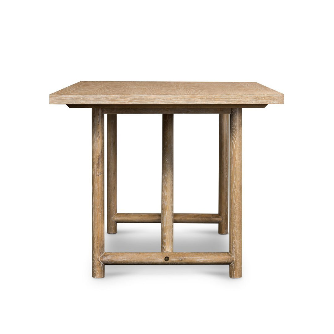 Mika Dining Table Whitewashed Oak Veneer
