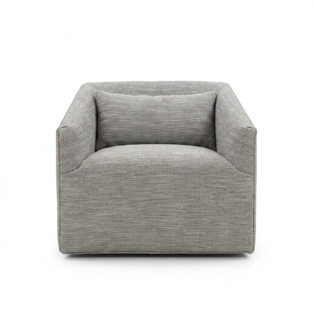 Off White Swivel Chair Four Hands - consignment furniture Portland
