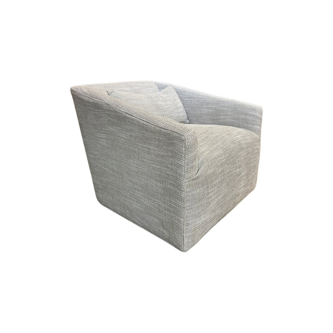 Off White Swivel Chair Four Hands - view 3