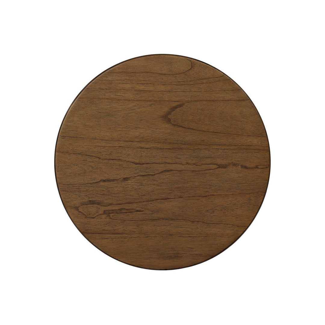 Ona End Table in Amber Mindi Veneer fifth detail view - Whats New Furniture Portland OR