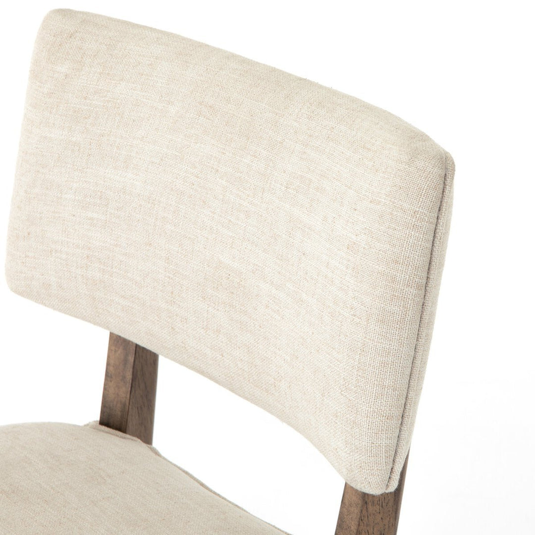 Orville Dining Chair in Cambric Ivory detail view - Whats New Furniture Portland OR
